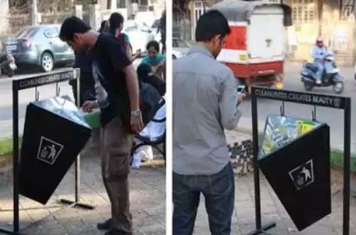 創(chuàng)意垃圾桶，讓城市更美好