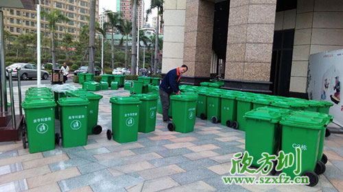 欣方圳塑料環(huán)保垃圾桶，天津市場銷量倍增