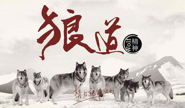 學習狼道精神，做好垃圾桶銷售工作